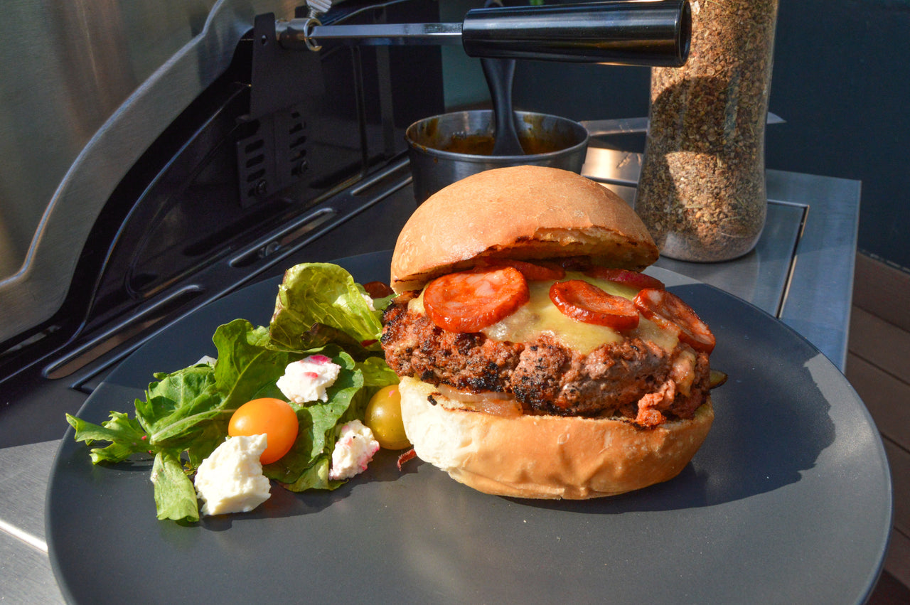 Chorizo & Beef Burger