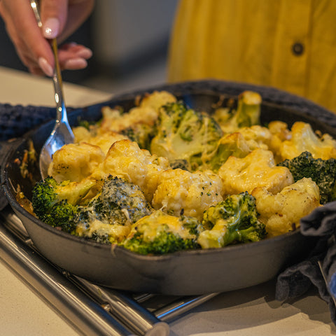 Cauliflower and broccoli bake recipe