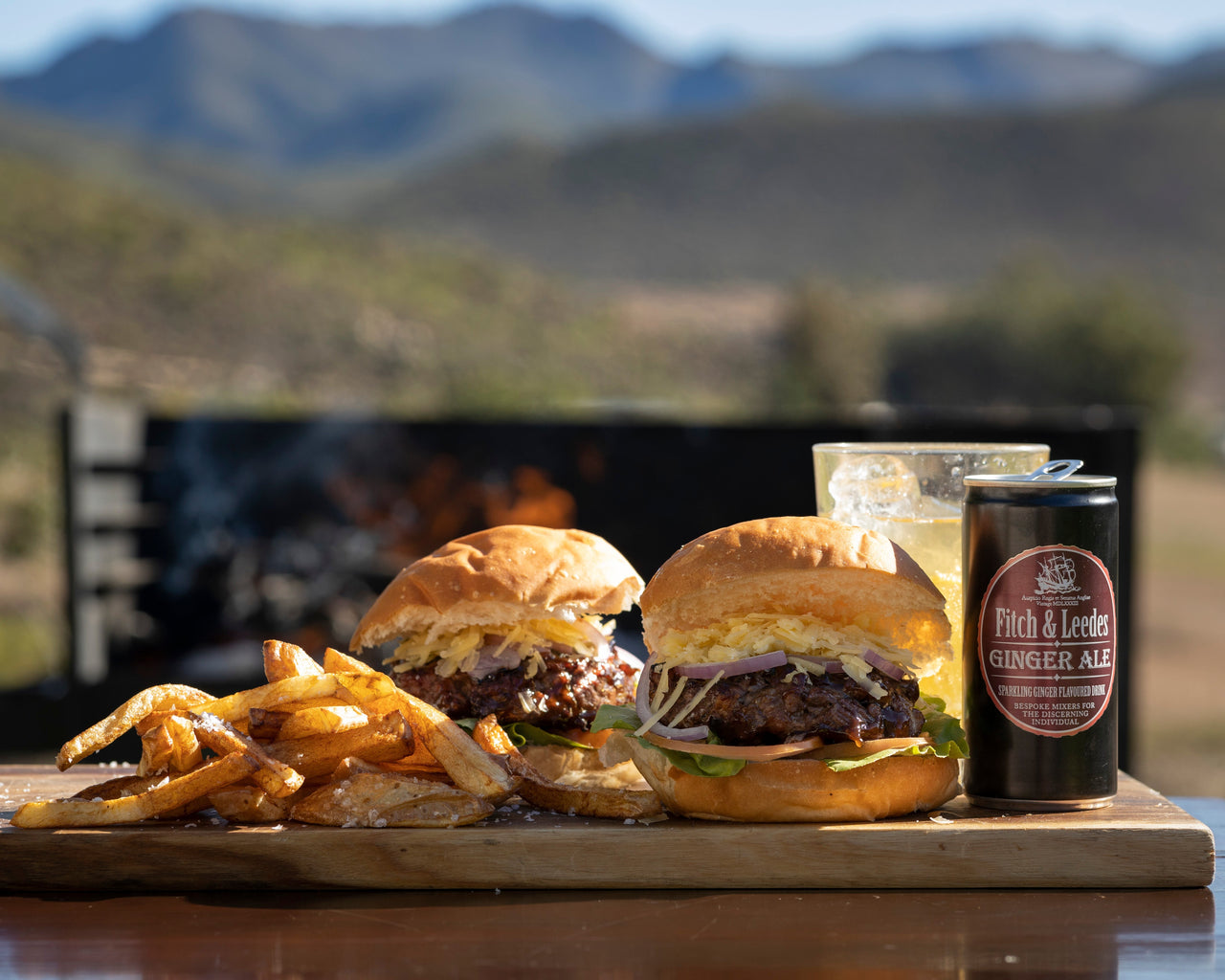 Hand chopped burger