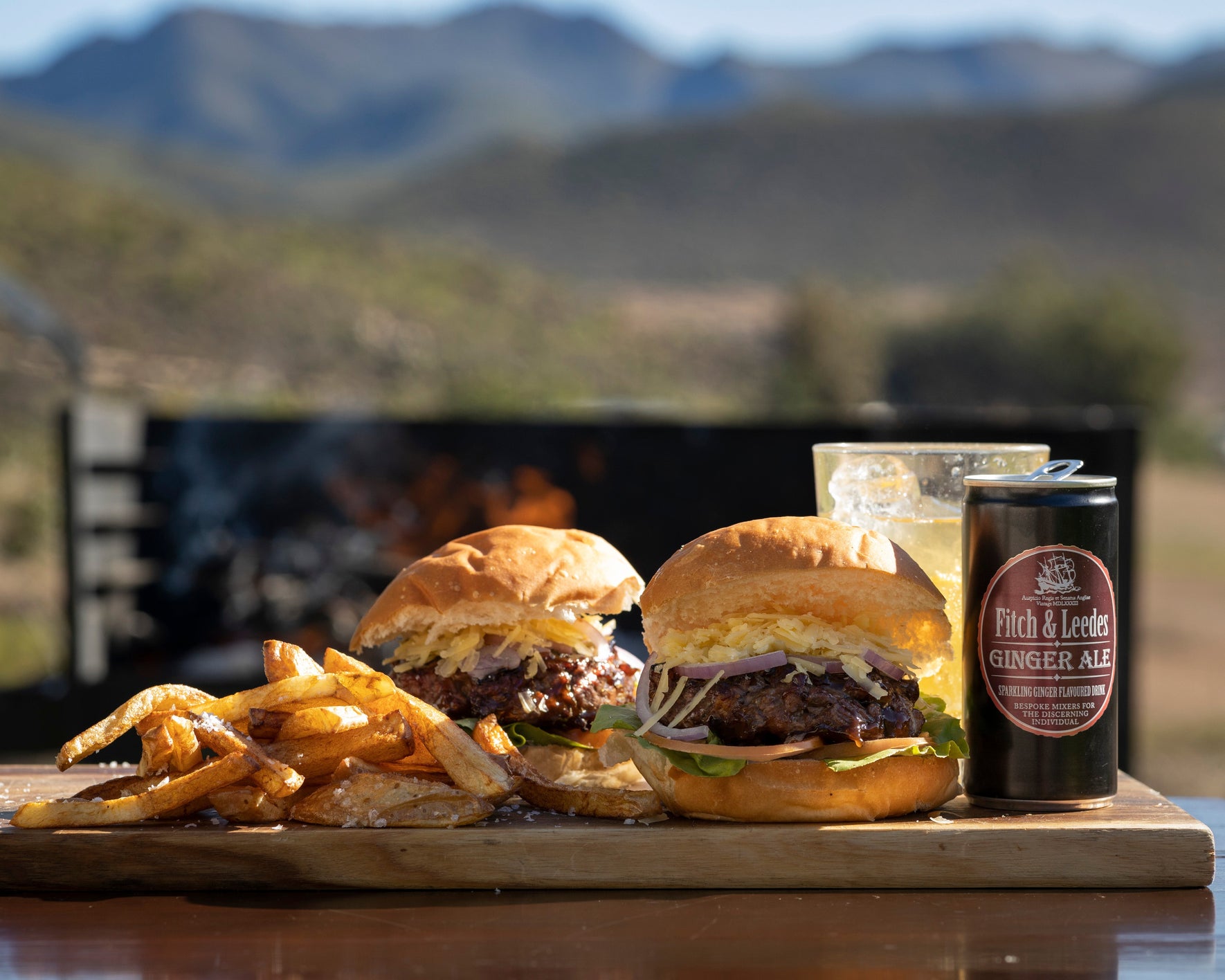 Hand chopped burger