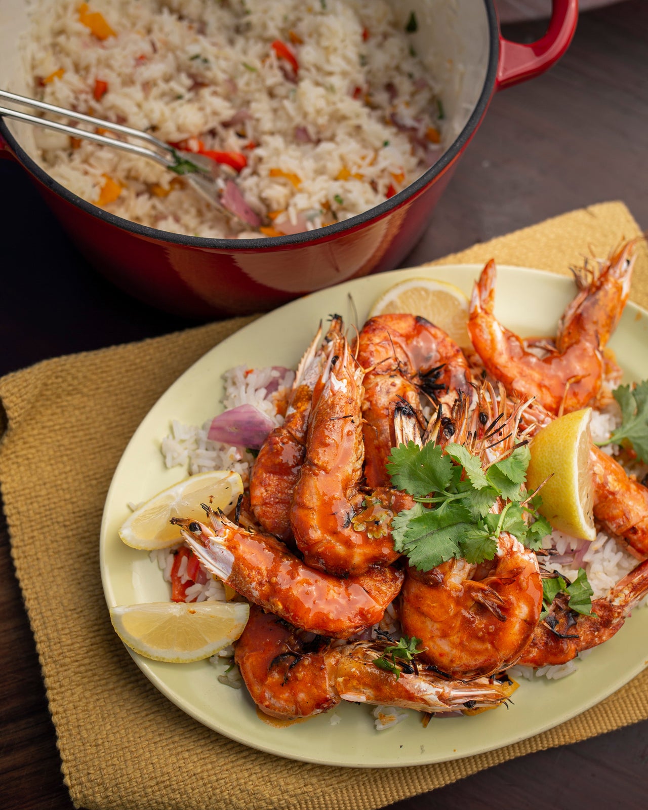 Prawns and Rice