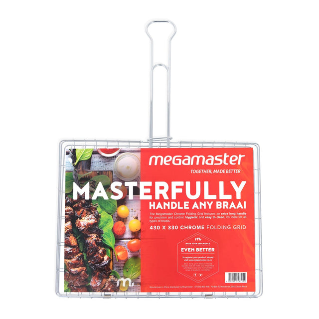 Megamaster 430 x 330 Chrome Folding Grid