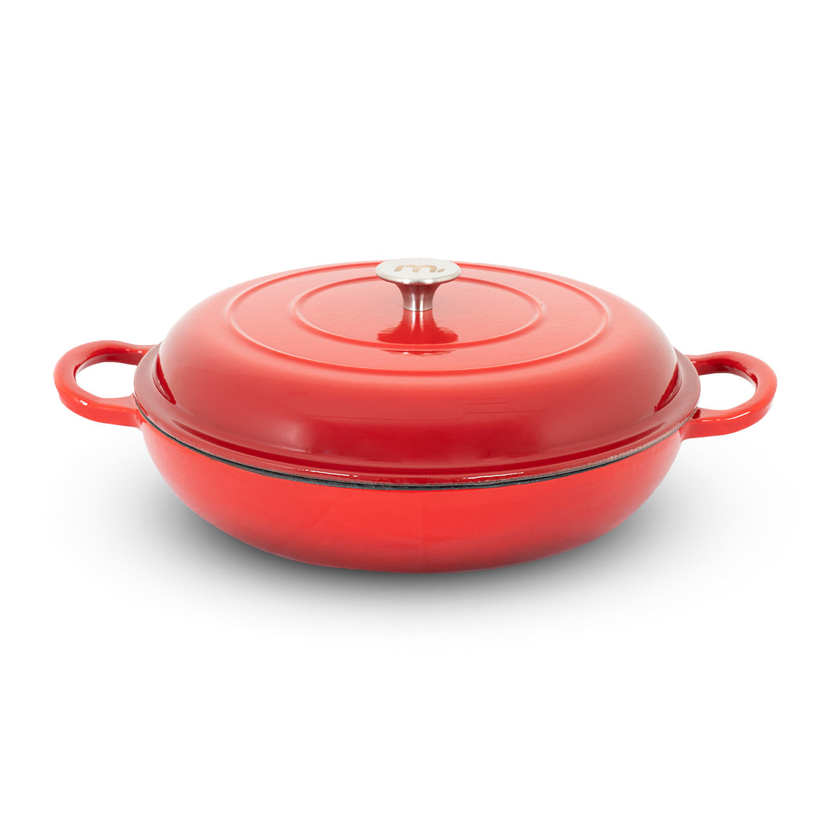 Megamaster Enamel Series Braai Pan With Lid | Megamaster