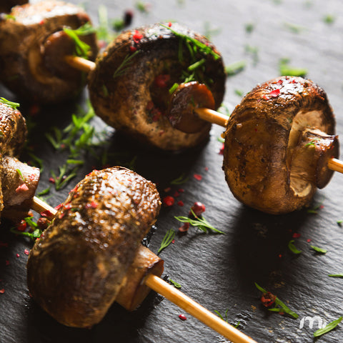 Braaied Mushroom Skewer