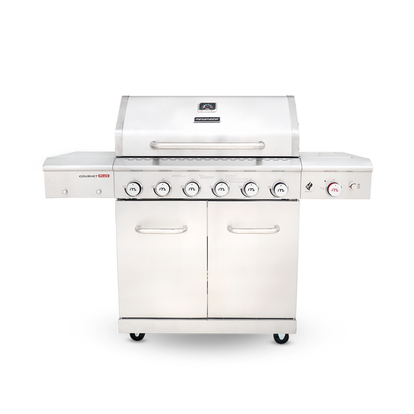 Apex Series 6 Burner Gourmet Plus Patio Gas Braai With Searing Side Burner User Manual