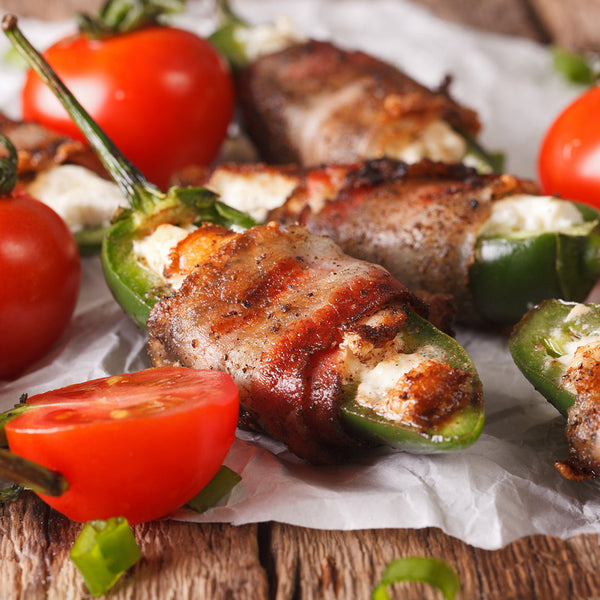 Bacon & Blue Cheese Jalapeno Poppers