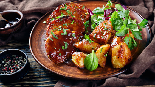 Bourbon Glazed Pork Chops