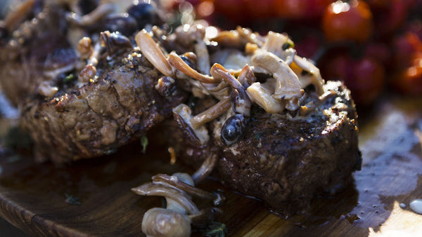 Fillet Steak with Mushroom Sauce