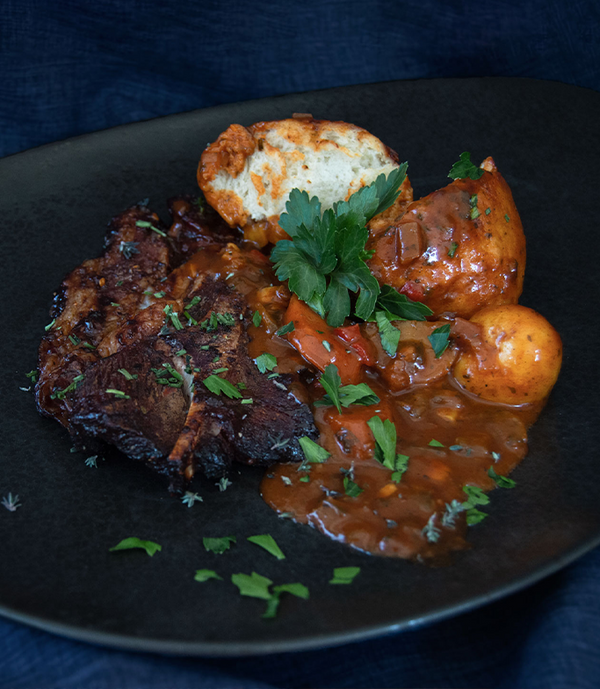 Beef Chuck with Steamed Dumplings