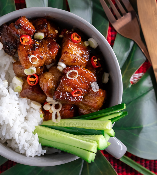 Quick Sticky Pork Belly Bites
