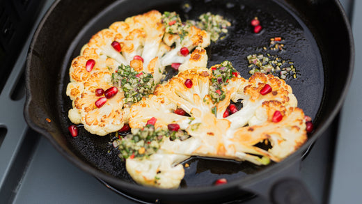 Roasted Cauliflower Steaks with Chimichurri