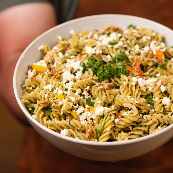 WILCO'S BRAAI BENCH FETA & PEPPER NOODLE SALAD