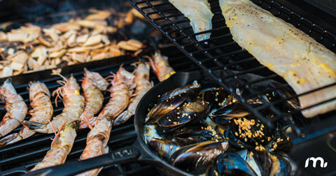 A braai seafood feast