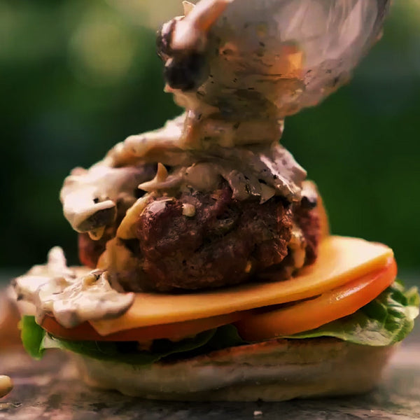 Simplicious Jalapeno and Feta Beef Burger