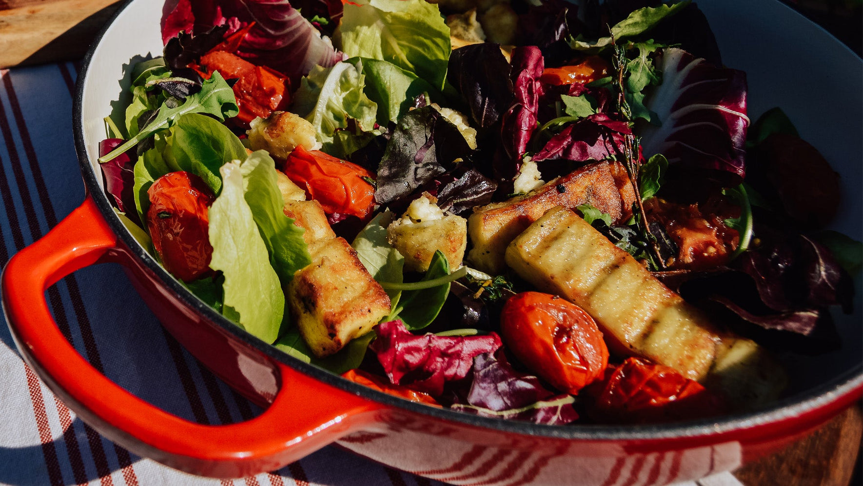 Braaied Halloumi Salad