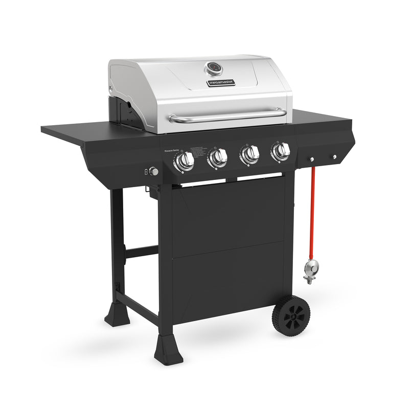Megamaster Pinnacle 4 Burner Black Patio Gas Braai
