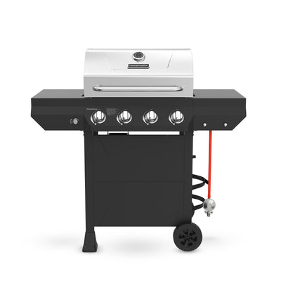 Megamaster Pinnacle 4 Burner Black Patio Gas Braai
