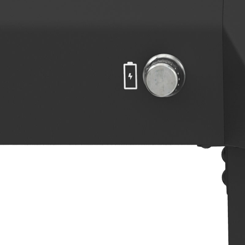 Megamaster Pinnacle 4 Burner Black Patio Gas Braai