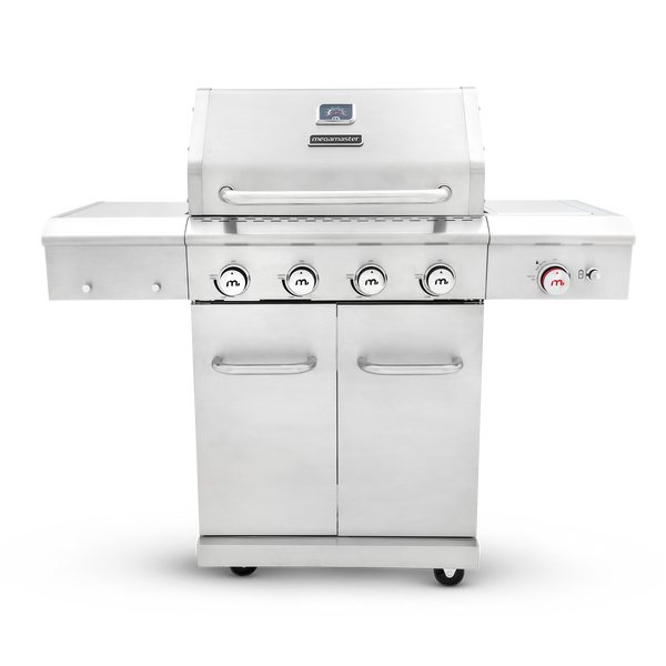 Apex series, 4 burner, patio gas braai, gas braai, side burner