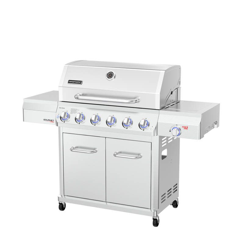 Apex Series 6 Burner Gourmet Pro Patio Gas Braai