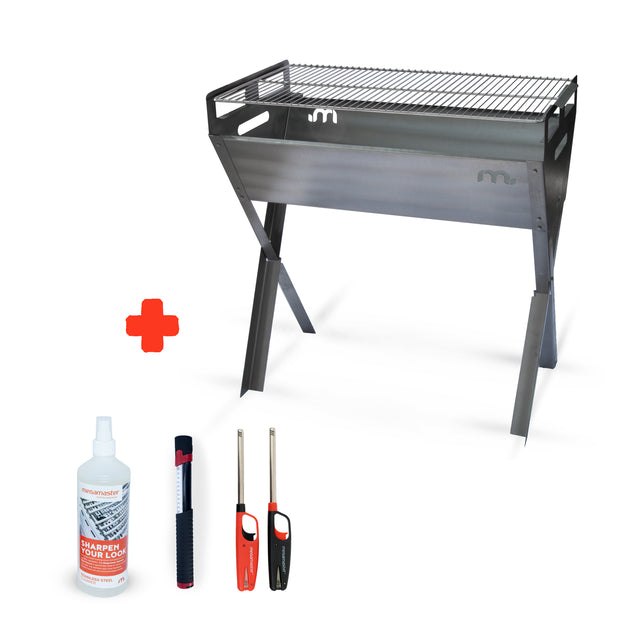 900 Crossover Stainless Steel Freestanding Braai Bundle