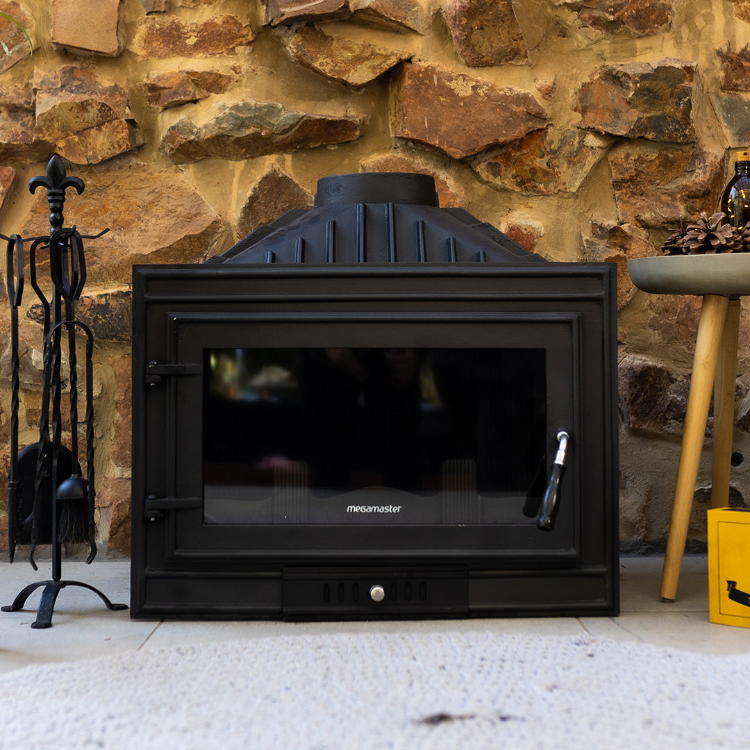 Andiron 14kW Cast Iron Fireplace – Megamaster