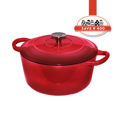 Megamaster Enamel Series Round Braai Pot
