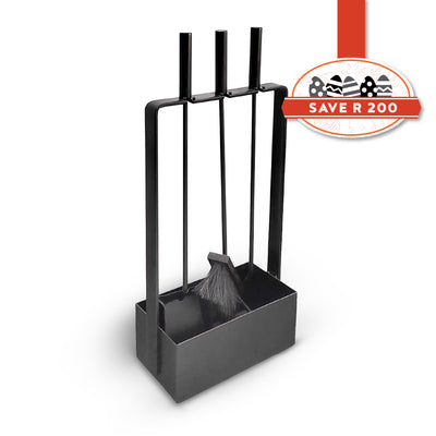 LUX 4-PIECE FIREPLACE TOOLSET