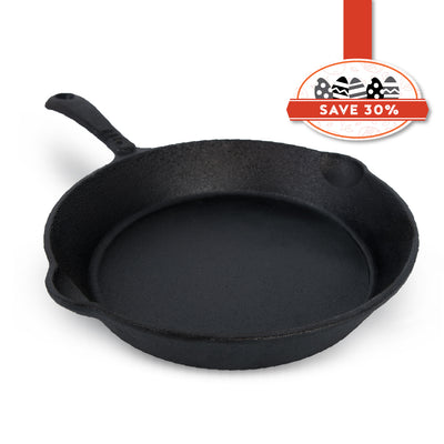 Megamaster 260 Cast Iron Round Pan