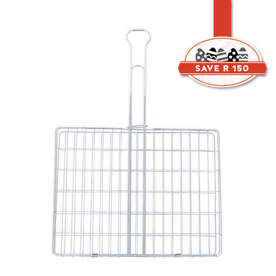 Megamaster 430 x 330 Chrome Folding Grid