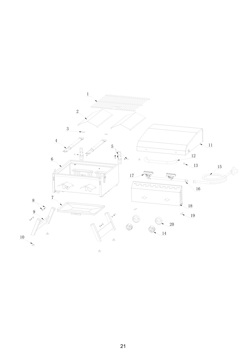 Spare Parts: Origin 2 Burner ( 820-0033MB)