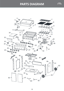 Spare Parts: Onyx Series 5 Burner (720-1095)