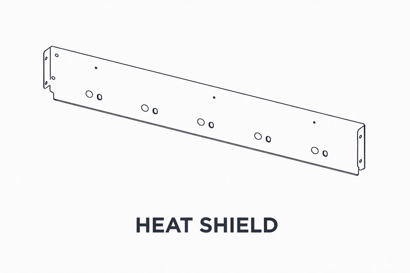 Spare Parts: Apex Series 6 Burner Gourmet Pro Patio Gas Braai (720-1136B)
