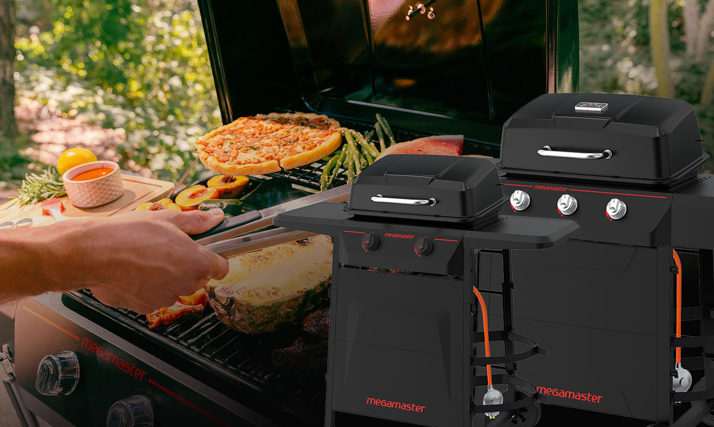 Mega master outlet grill