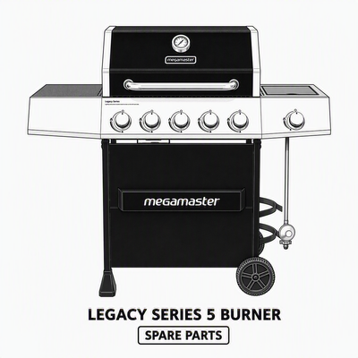 Spare Parts: Legacy 5 Burner Patio Gas Braai (720-0969L)