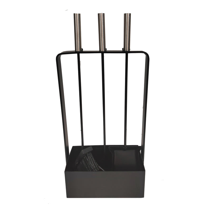 LUX 4-PIECE FIREPLACE TOOLSET