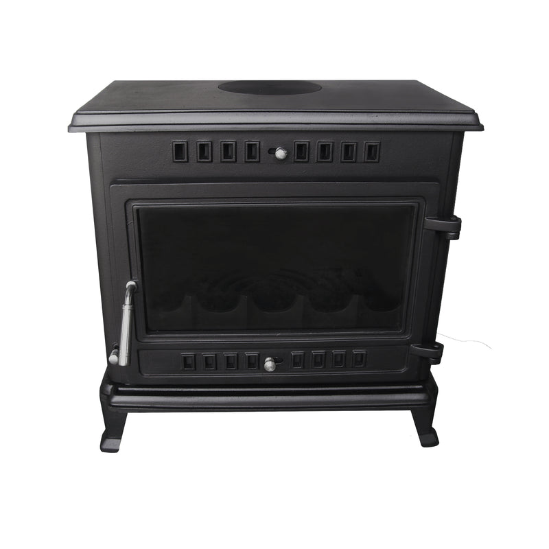 Ontario 12kW Cast Iron Fireplace INCL Flue Kit: WINTER DEAL