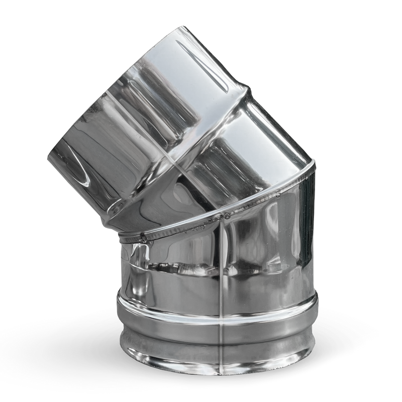 Stainless Steel 45° Bend (150mm)