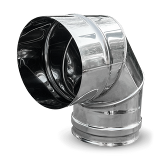 Stainless Steel 90° Bend (125mm)