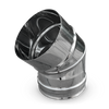 Stainless Steel 45° Bend (150mm)