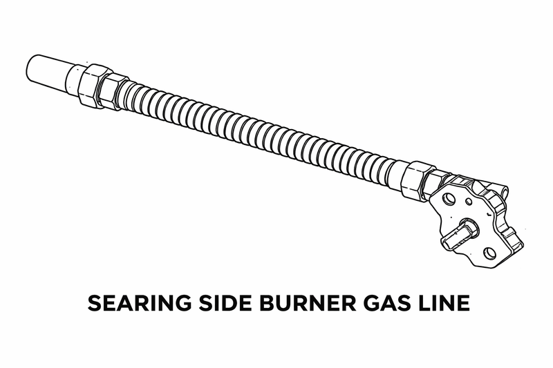 Spare Parts: Apex Series 6 Burner Gourmet Pro Patio Gas Braai (720-1136B)