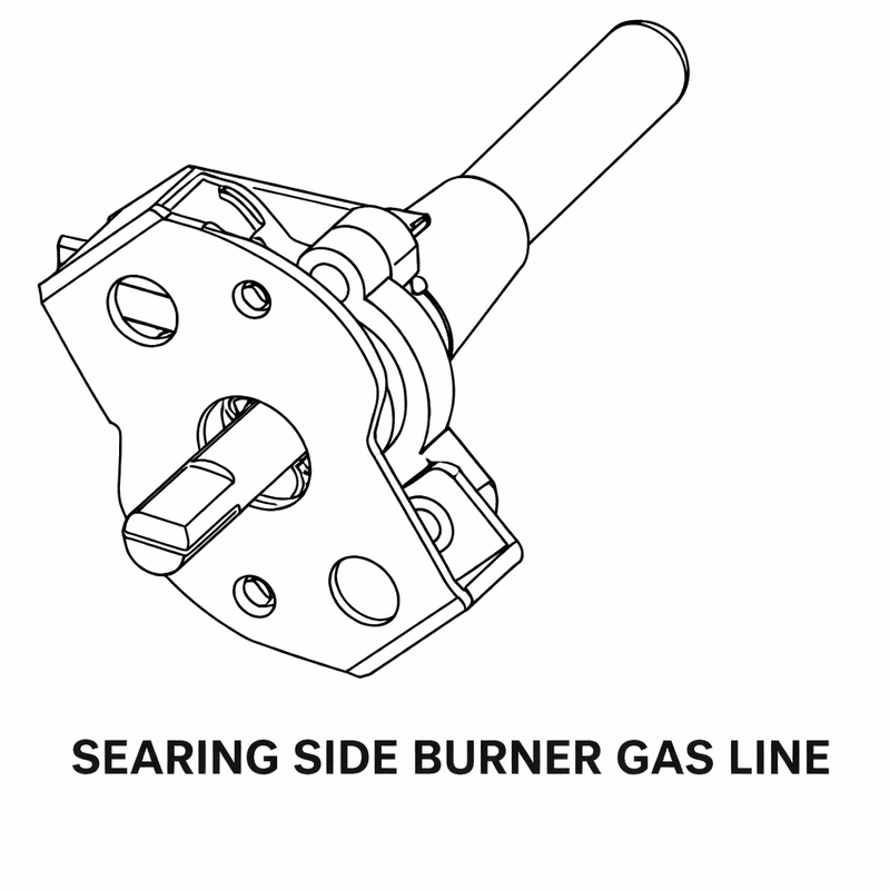 Spare Parts: Apex Series 6 Burner Gourmet Pro Patio Gas Braai (720-1136B)