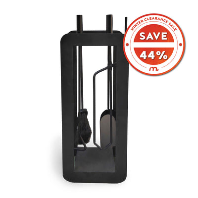 LUX 5-PIECE FIREPLACE TOOLSET