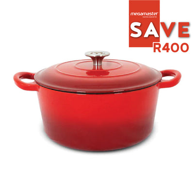 Megamaster Enamel Series Round Braai Pot