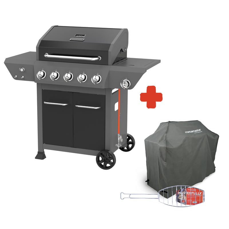 Onyx Series 5 Burner with Side Burner Patio Gas Braai Bundle