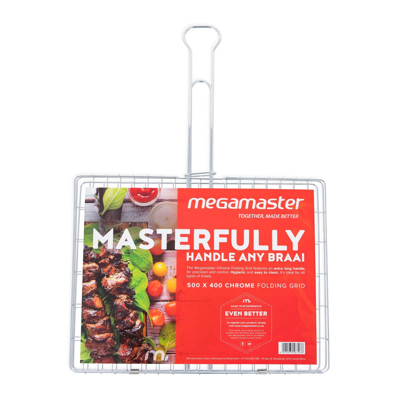 Megamaster 500 x 400 Chrome Folding Grid