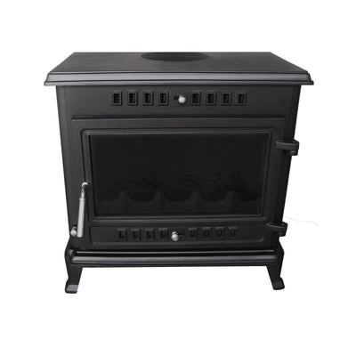 Ontario, 12kw, cast iron fireplace, free standing cast iron fireplace