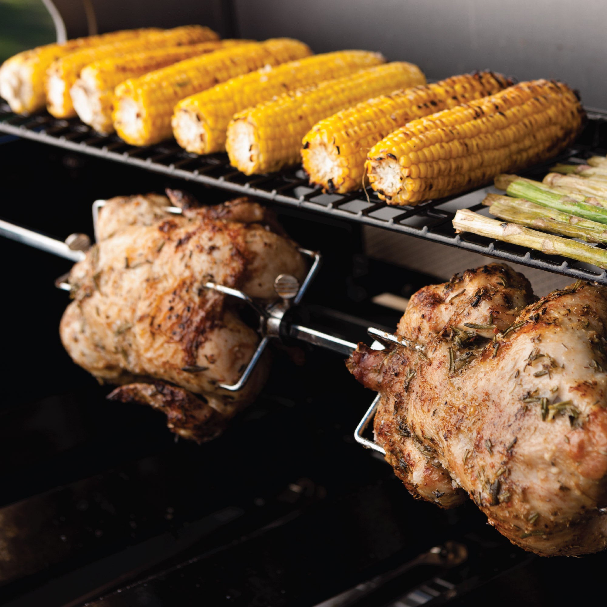 Megamaster 5-6 Burner Rotisserie Kit | Braai Accessories | Megamaster