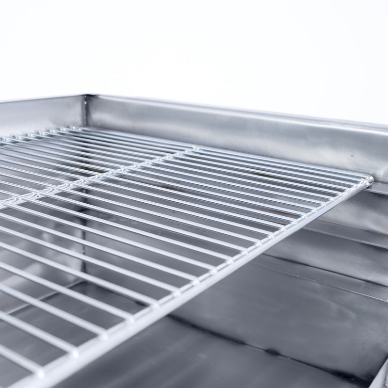800 Mini Patio Freestanding Charcoal Braai Stainless Steel