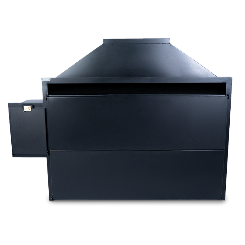 1200 Deluxe Spit Built-In Braai (closed)